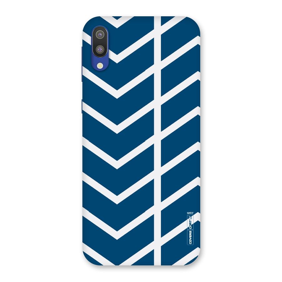 Blue White Pattern Back Case for Galaxy M10