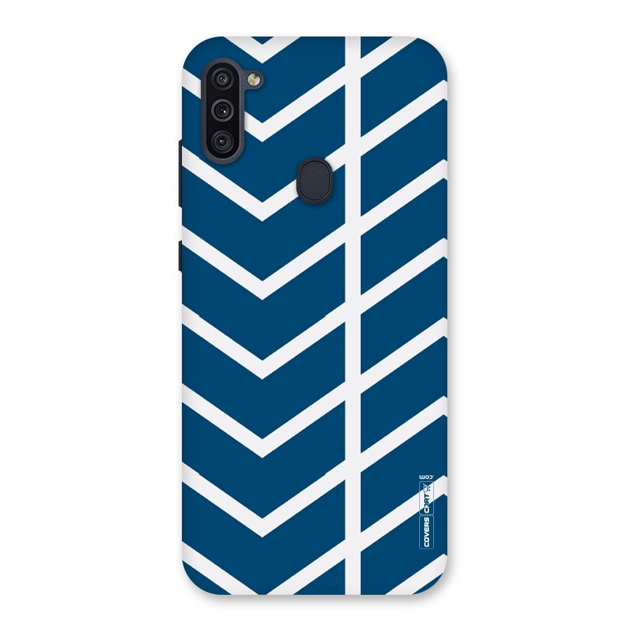 Blue White Pattern Back Case for Galaxy M11