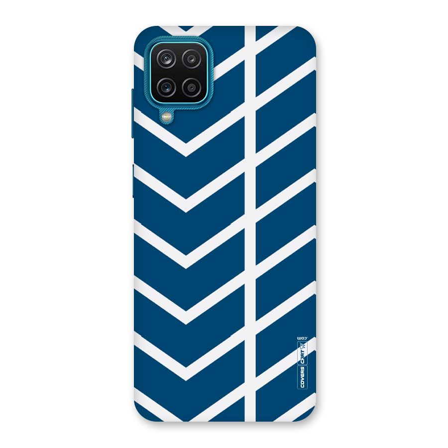 Blue White Pattern Back Case for Galaxy M12