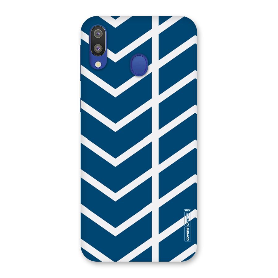 Blue White Pattern Back Case for Galaxy M20