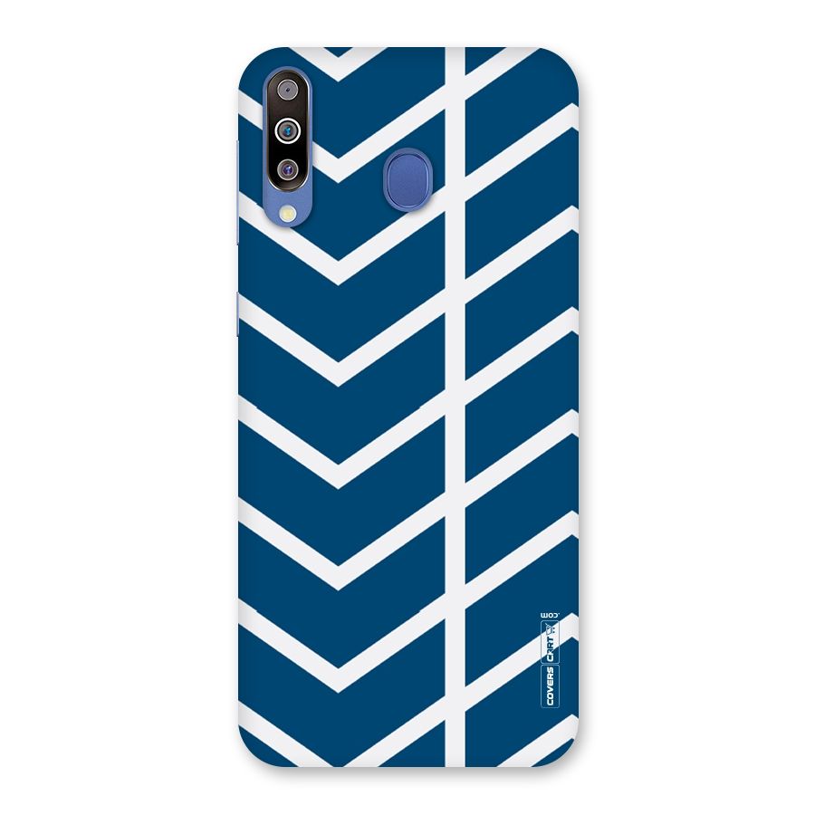 Blue White Pattern Back Case for Galaxy M30