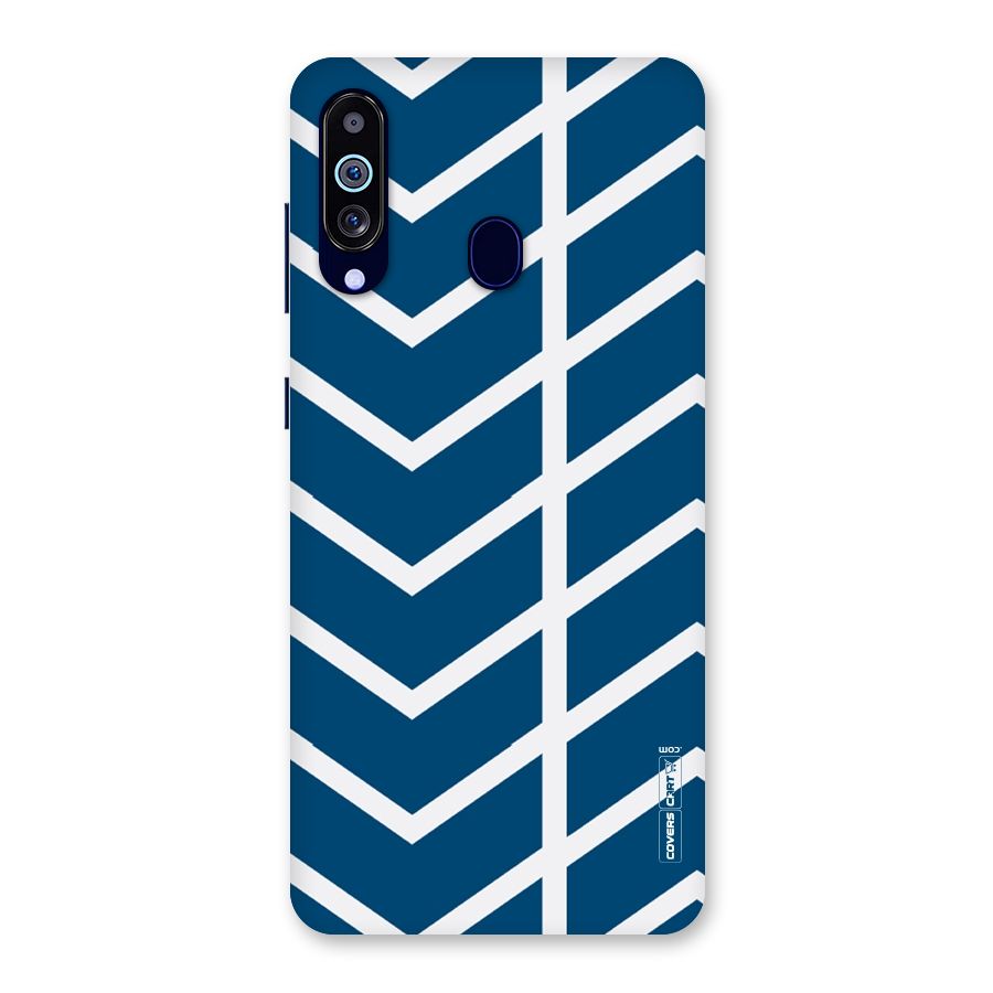 Blue White Pattern Back Case for Galaxy M40