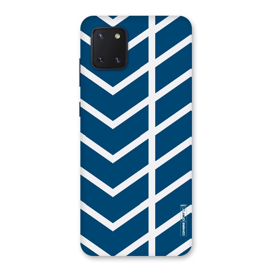 Blue White Pattern Back Case for Galaxy Note 10 Lite