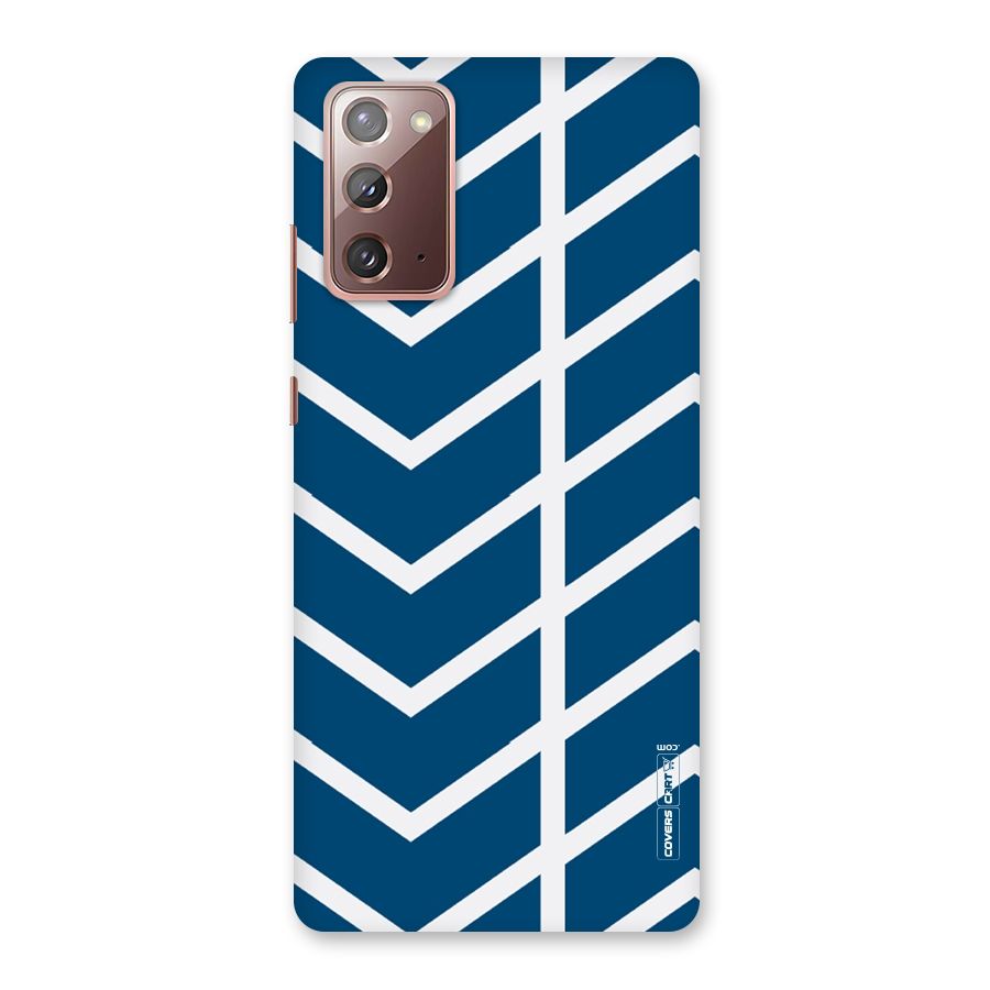 Blue White Pattern Back Case for Galaxy Note 20