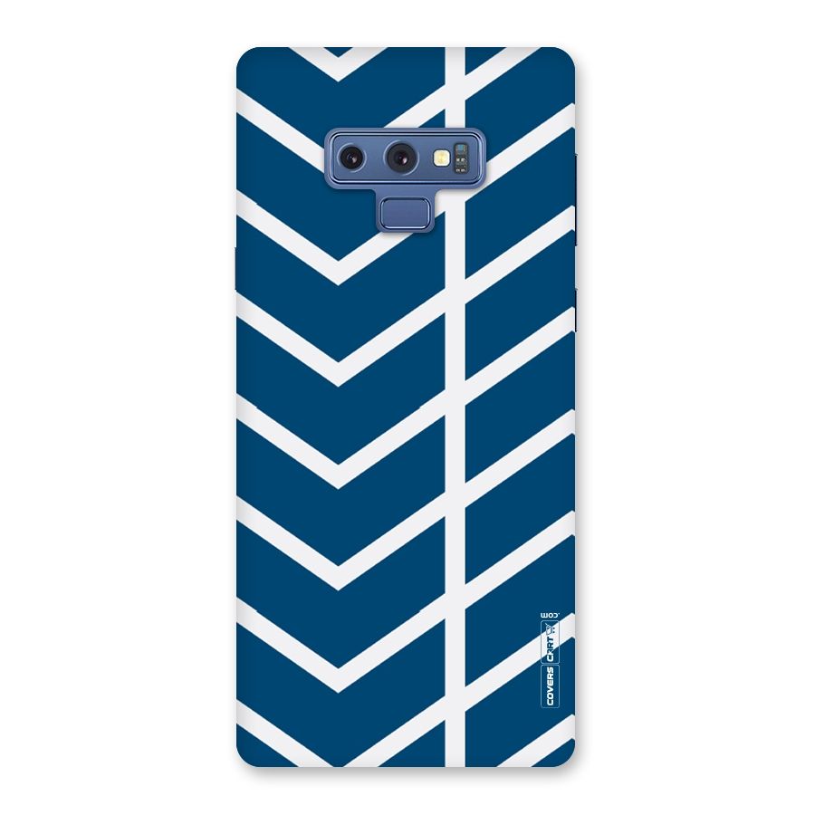 Blue White Pattern Back Case for Galaxy Note 9