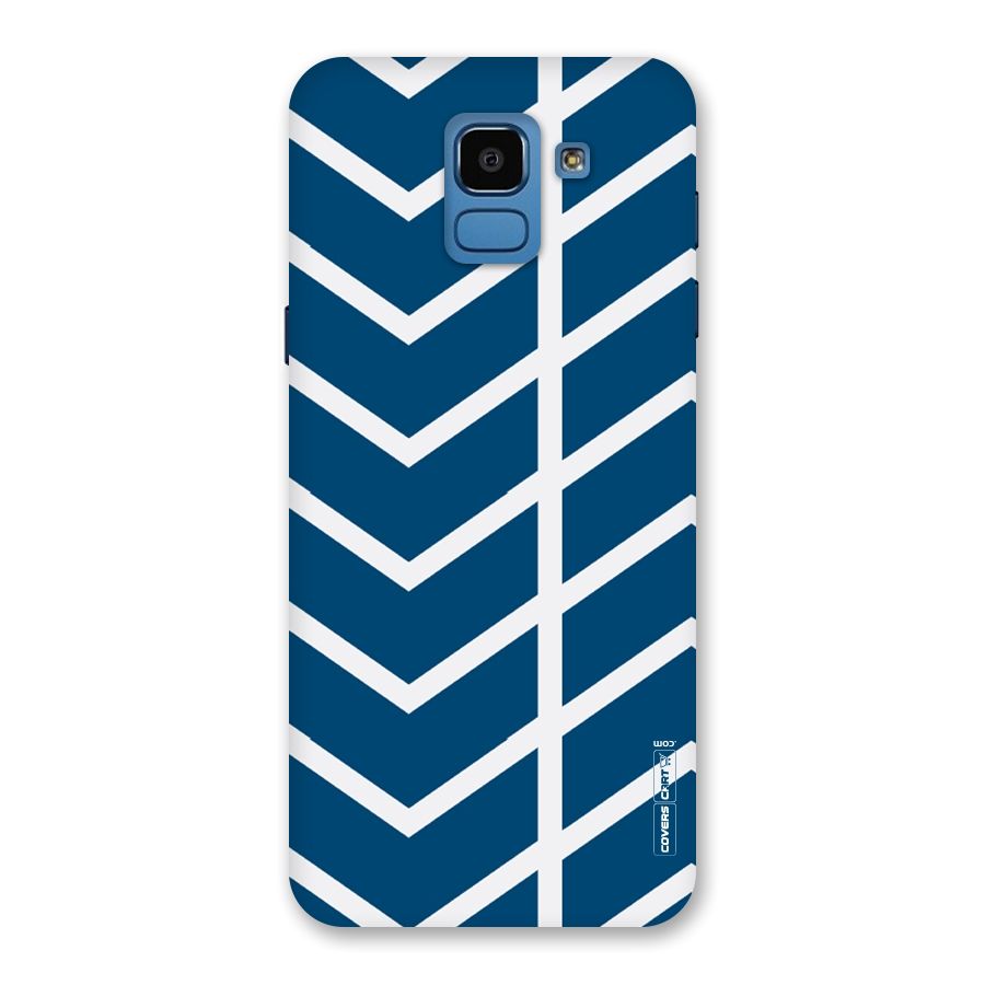 Blue White Pattern Back Case for Galaxy On6