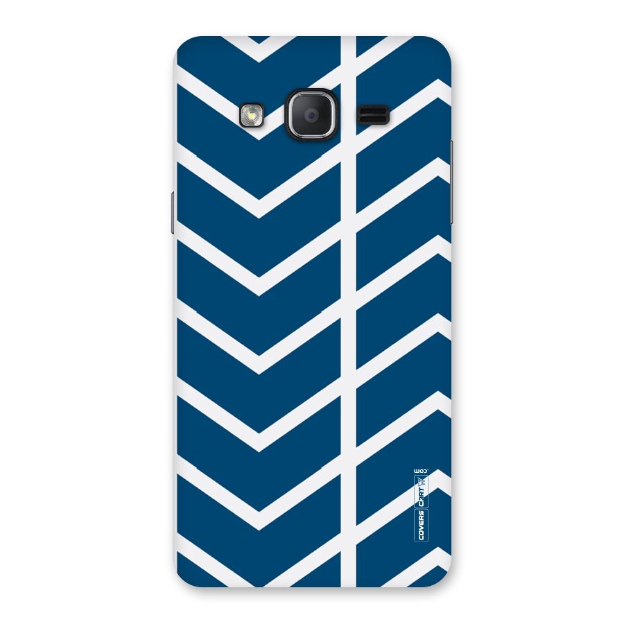 Blue White Pattern Back Case for Galaxy On7 2015