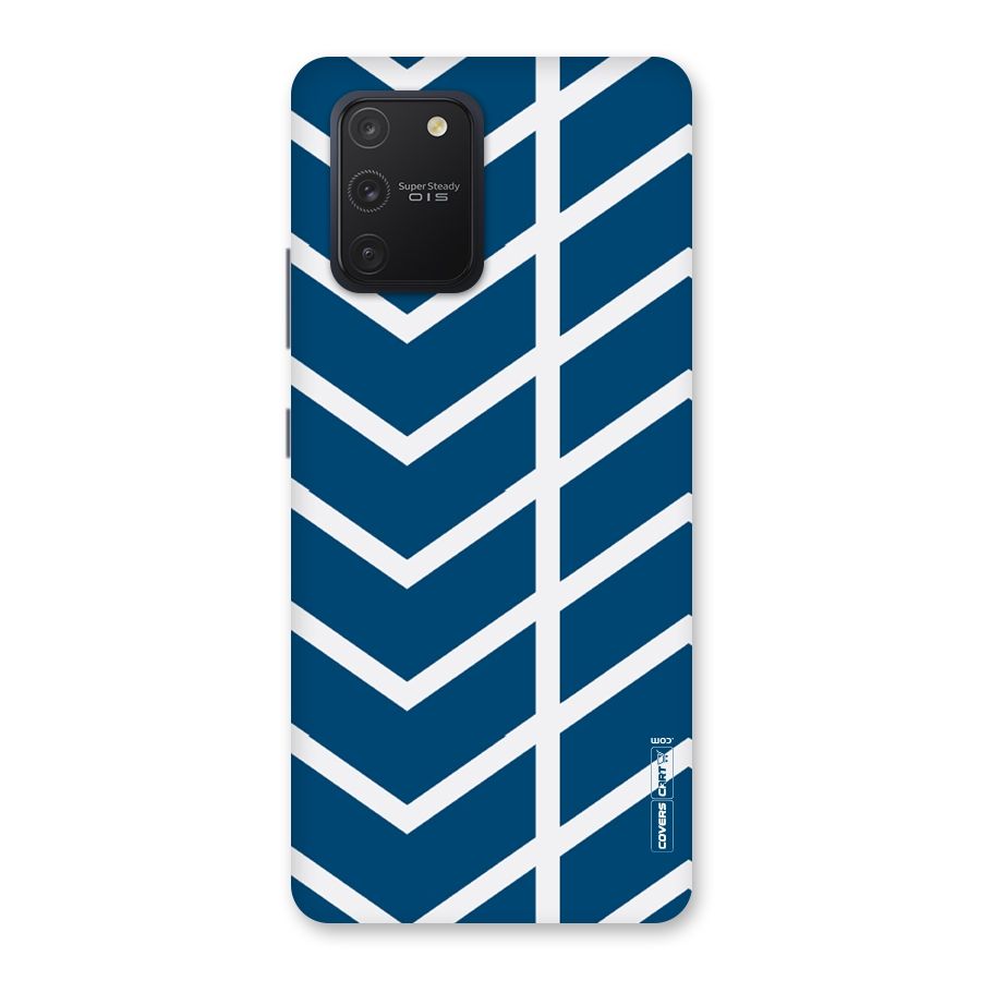 Blue White Pattern Back Case for Galaxy S10 Lite