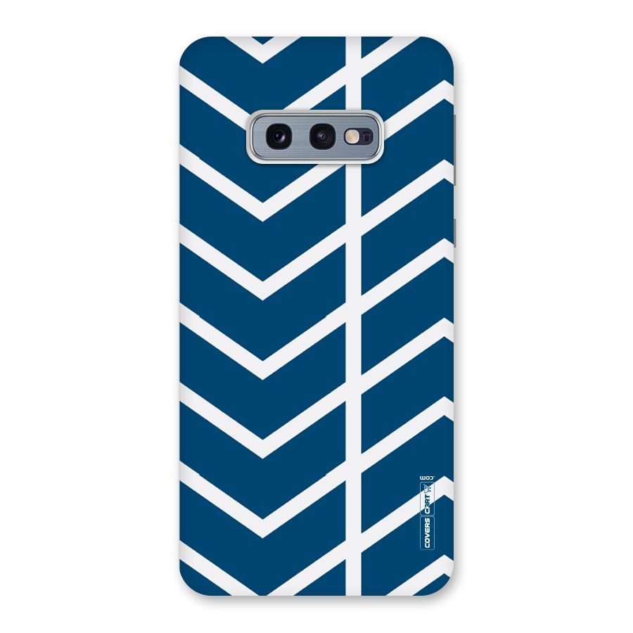Blue White Pattern Back Case for Galaxy S10e