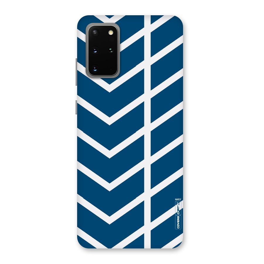 Blue White Pattern Back Case for Galaxy S20 Plus