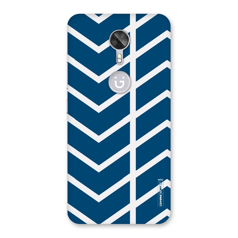 Blue White Pattern Back Case for Gionee A1