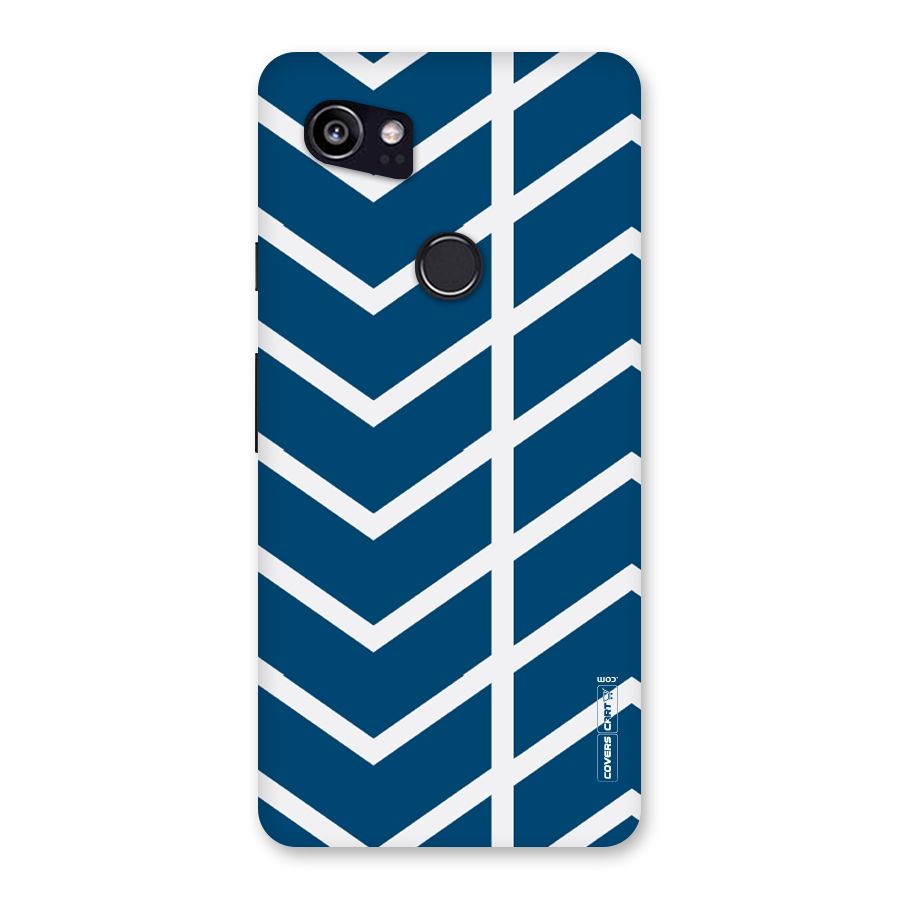 Blue White Pattern Back Case for Google Pixel 2 XL