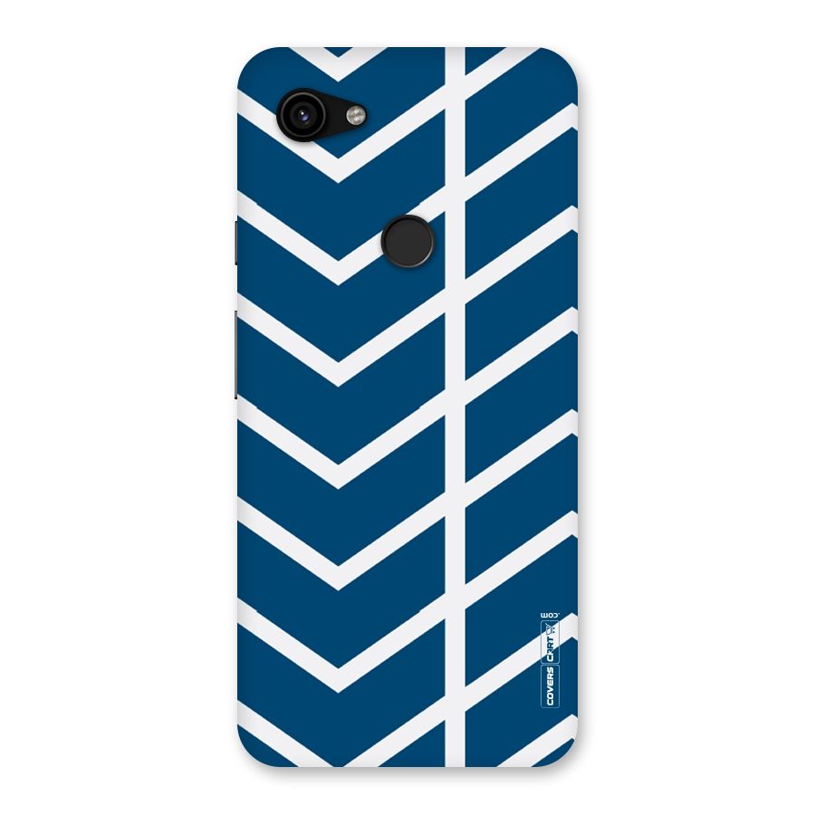 Blue White Pattern Back Case for Google Pixel 3a XL