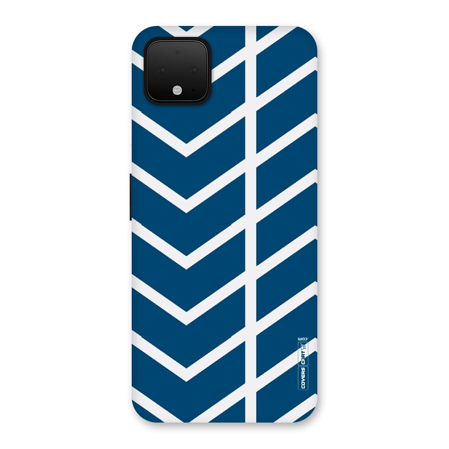 Blue White Pattern Back Case for Google Pixel 4 XL