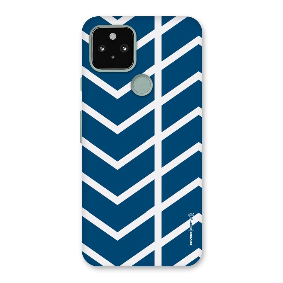 Blue White Pattern Back Case for Google Pixel 5