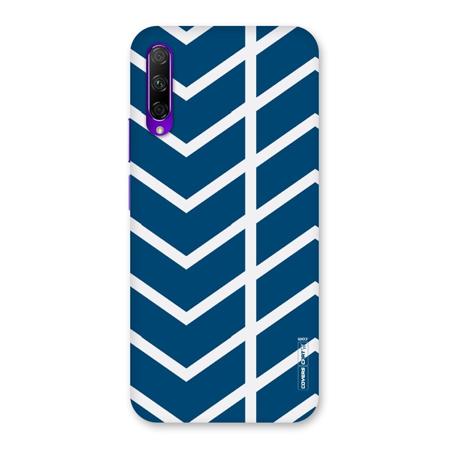 Blue White Pattern Back Case for Honor 9X Pro