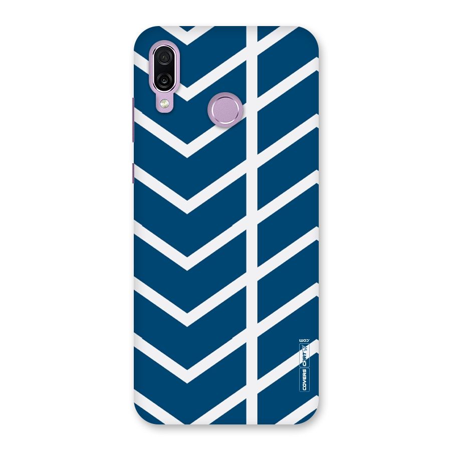 Blue White Pattern Back Case for Honor Play