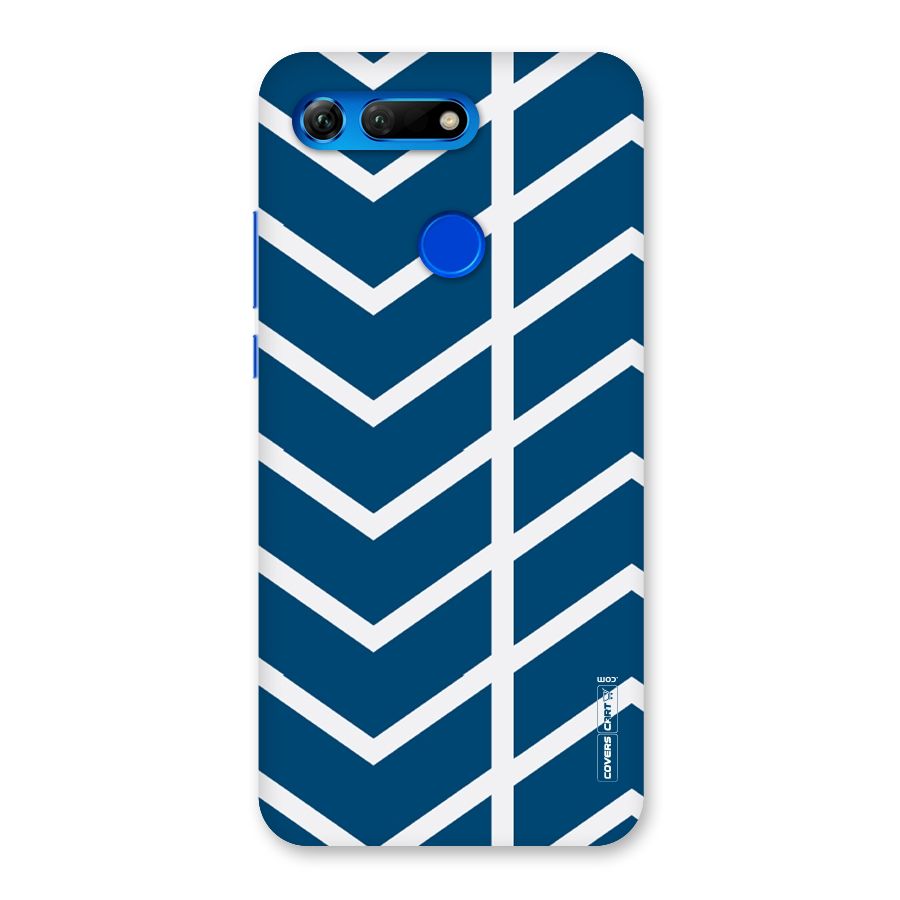 Blue White Pattern Back Case for Honor View 20