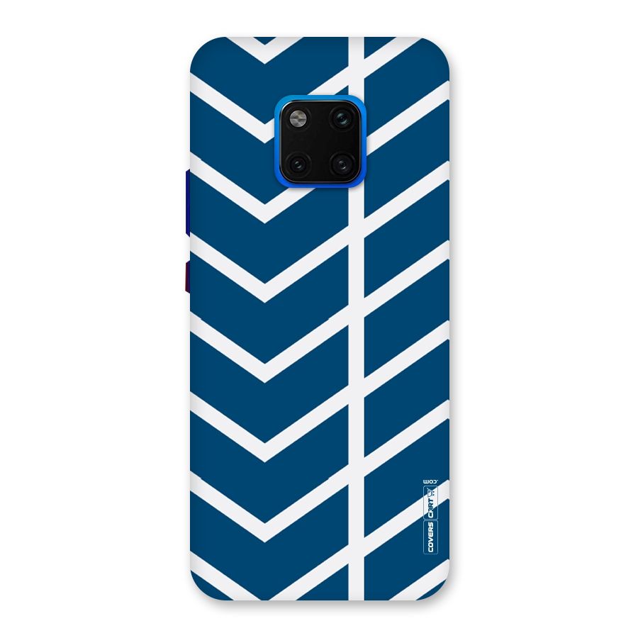 Blue White Pattern Back Case for Huawei Mate 20 Pro