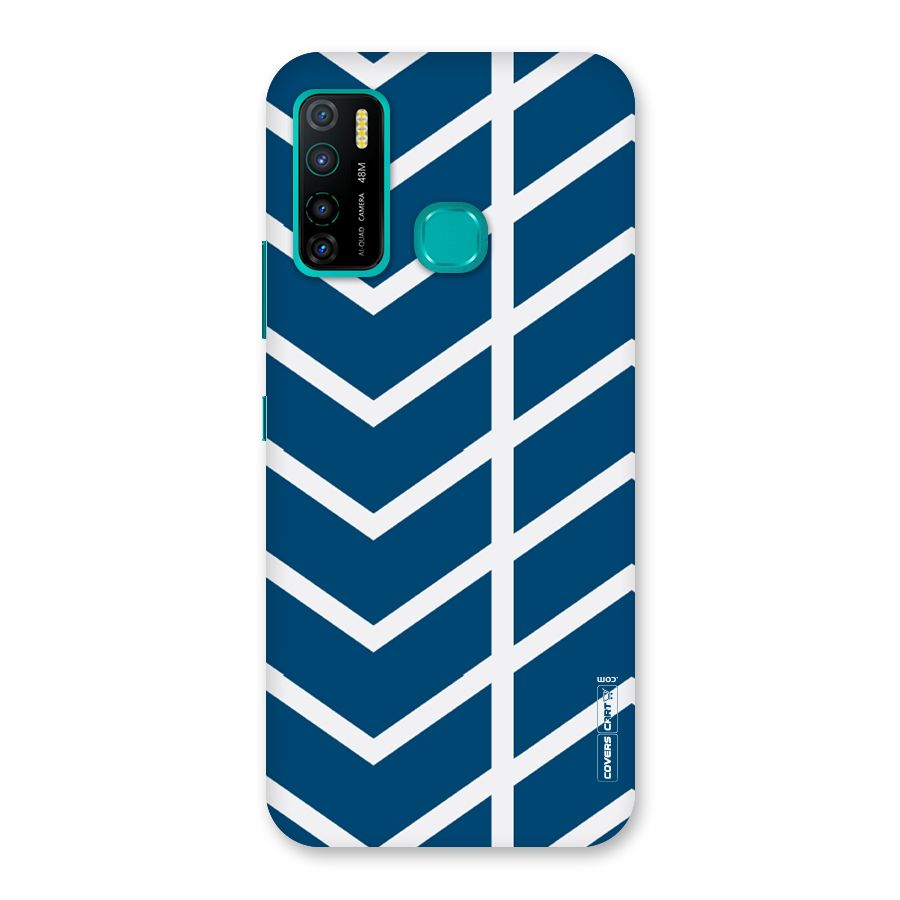 Blue White Pattern Back Case for Infinix Hot 9 Pro