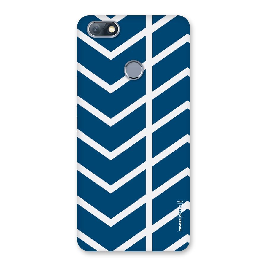 Blue White Pattern Back Case for Infinix Note 5