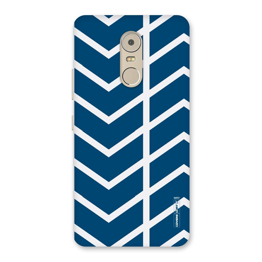 Blue White Pattern Back Case for Lenovo K6 Note