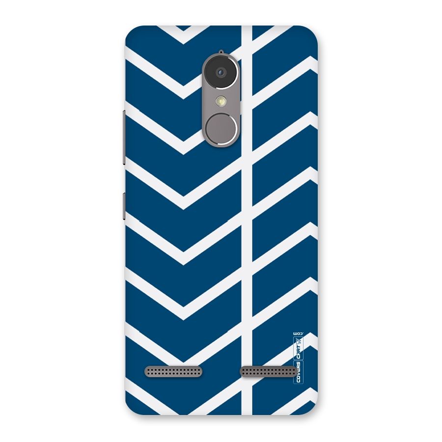 Blue White Pattern Back Case for Lenovo K6 Power