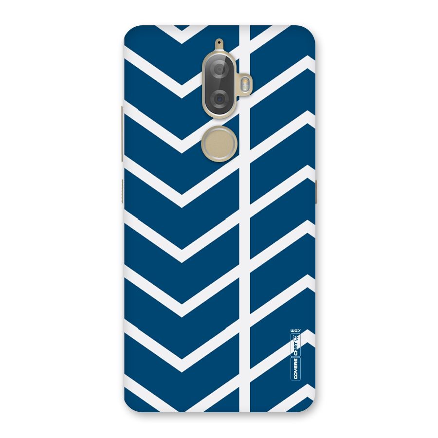 Blue White Pattern Back Case for Lenovo K8 Plus