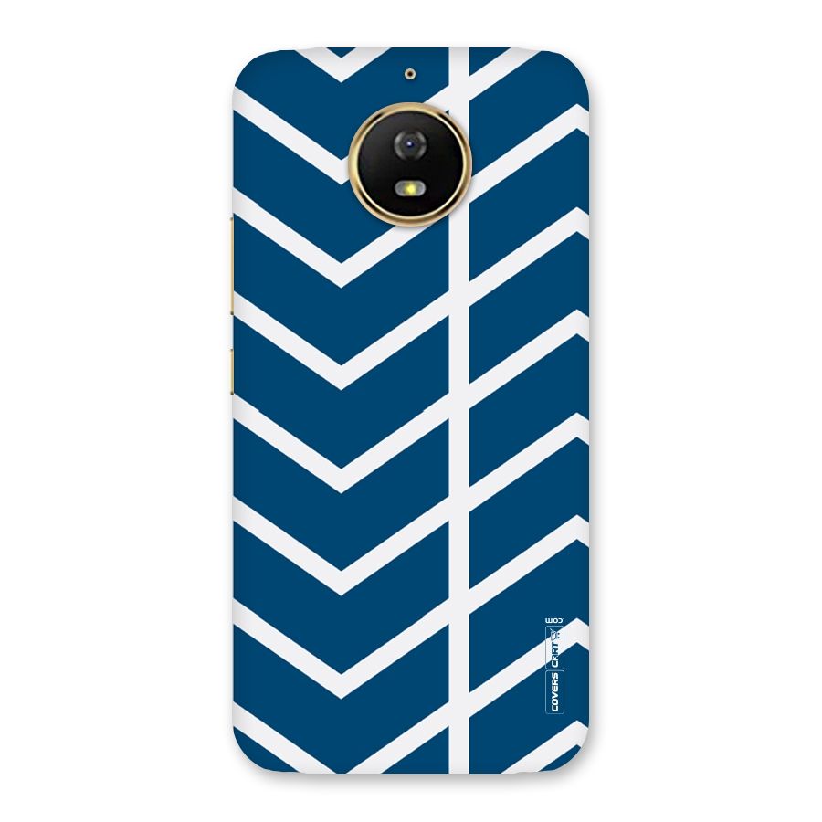 Blue White Pattern Back Case for Moto G5s
