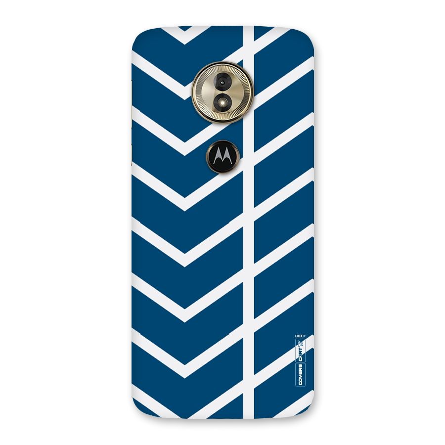 Blue White Pattern Back Case for Moto G6 Play