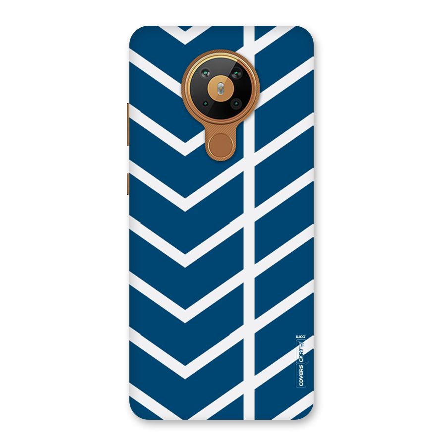 Blue White Pattern Back Case for Nokia 5.3