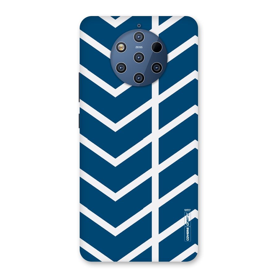 Blue White Pattern Back Case for Nokia 9 PureView