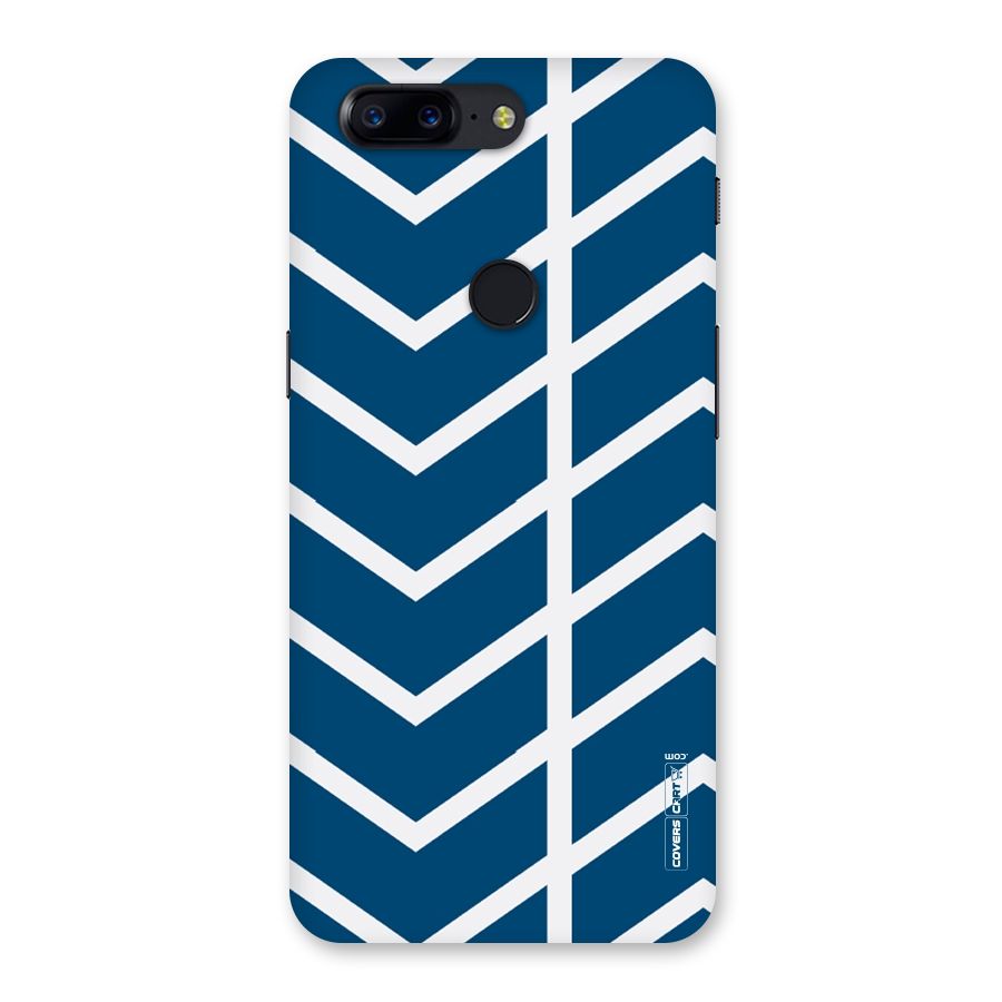 Blue White Pattern Back Case for OnePlus 5T