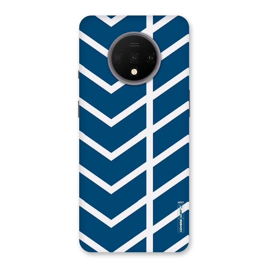 Blue White Pattern Back Case for OnePlus 7T