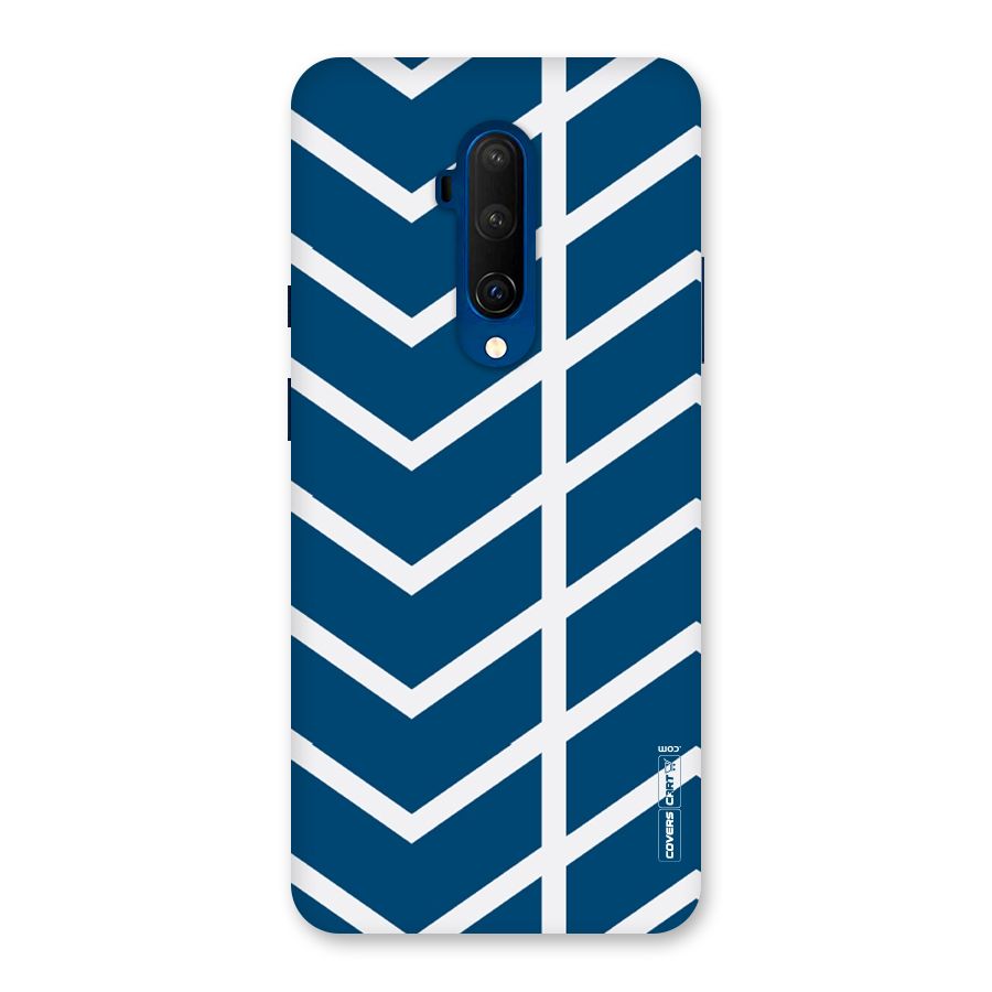 Blue White Pattern Back Case for OnePlus 7T Pro