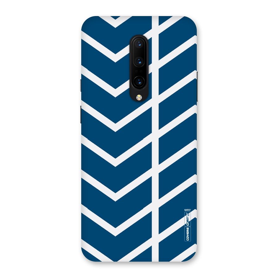 Blue White Pattern Back Case for OnePlus 7 Pro