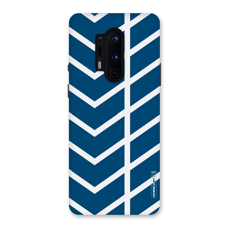 Blue White Pattern Back Case for OnePlus 8 Pro