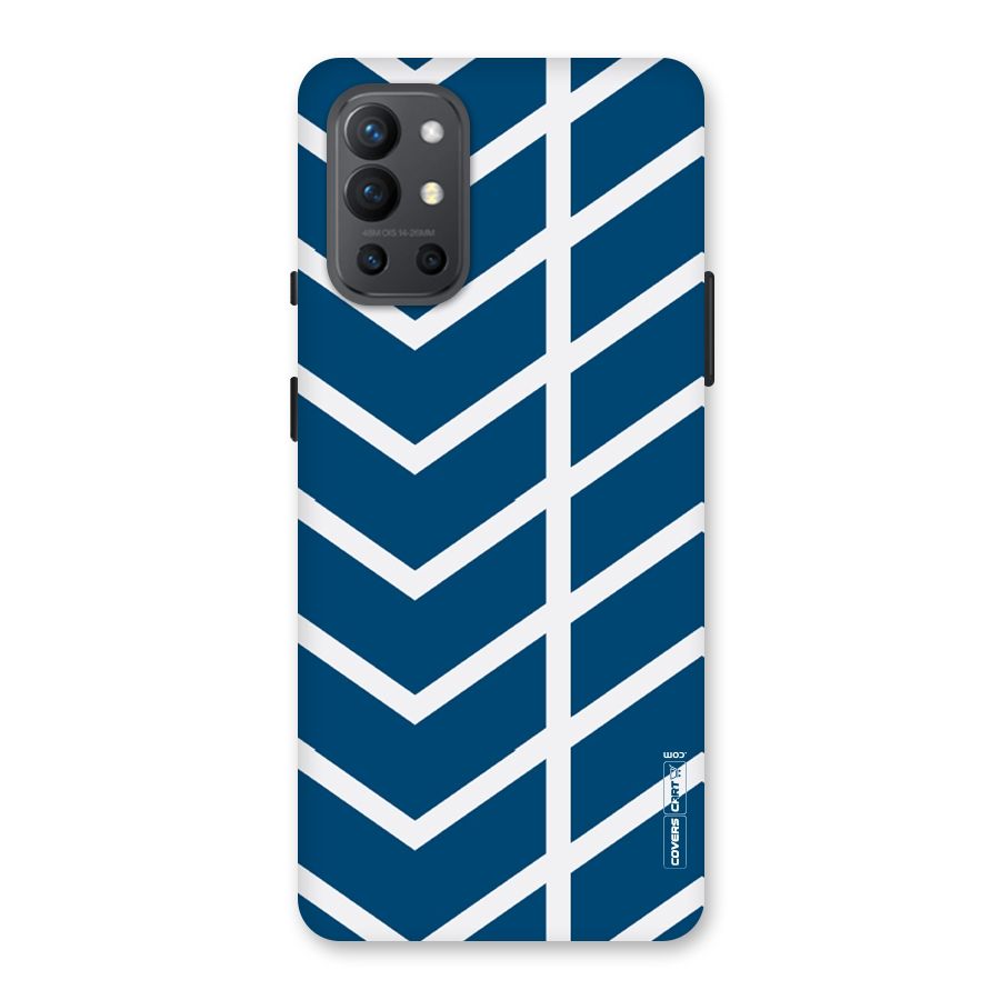 Blue White Pattern Back Case for OnePlus 9R