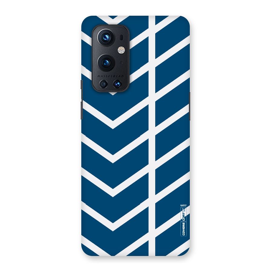 Blue White Pattern Back Case for OnePlus 9 Pro