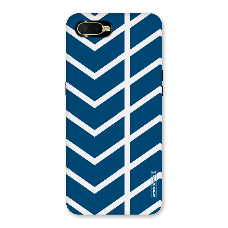 Blue White Pattern Back Case for Oppo K1