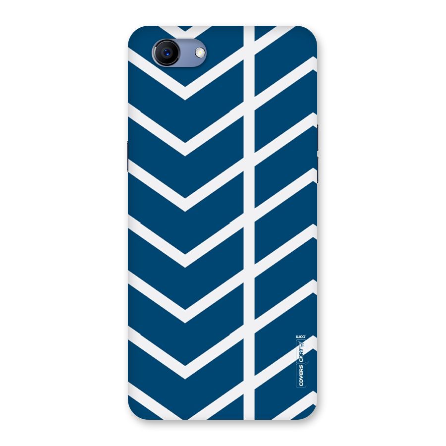 Blue White Pattern Back Case for Oppo Realme 1
