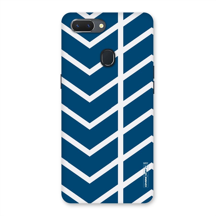 Blue White Pattern Back Case for Oppo Realme 2