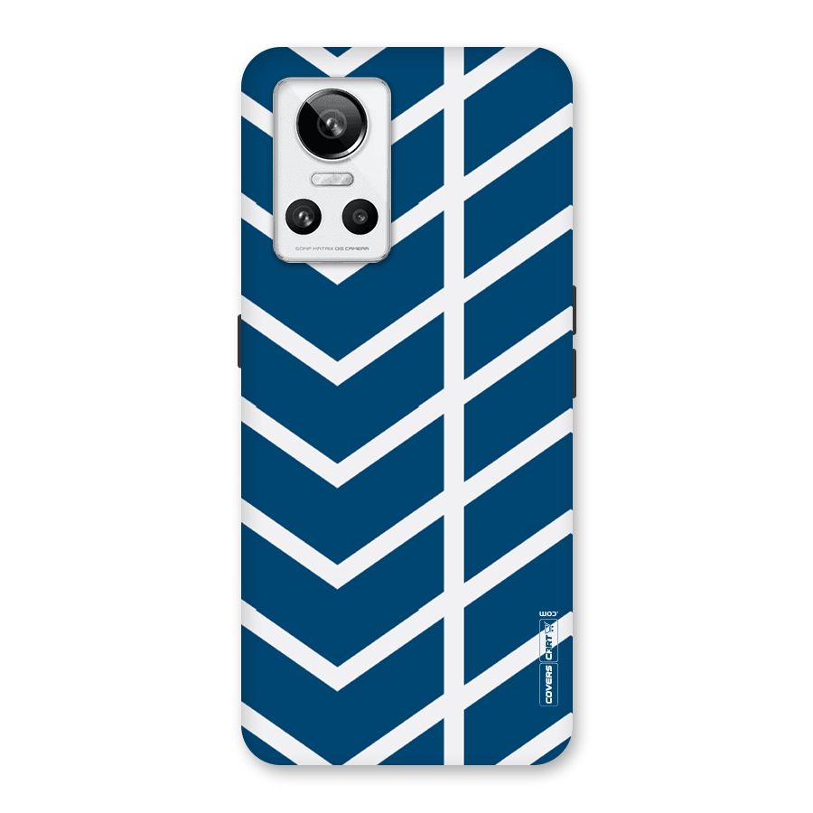 Blue White Pattern Back Case for Realme GT Neo 3