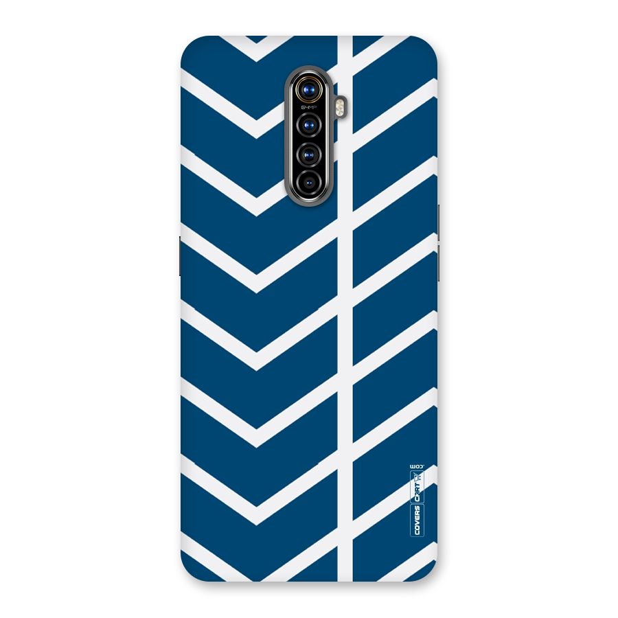 Blue White Pattern Back Case for Realme X2 Pro