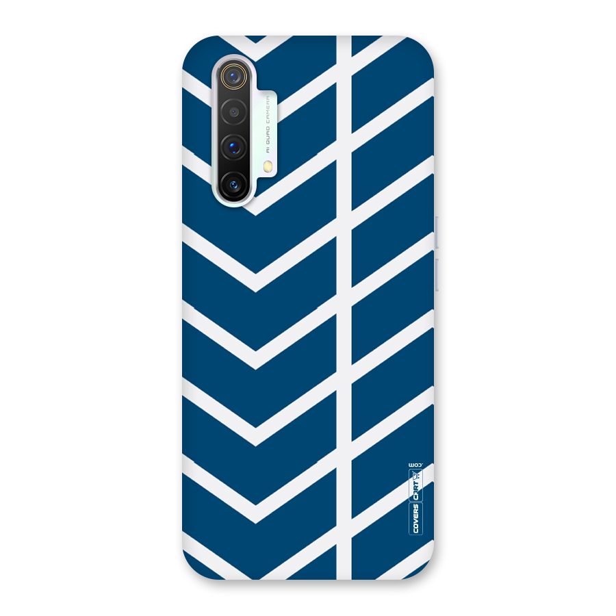 Blue White Pattern Back Case for Realme X3 SuperZoom