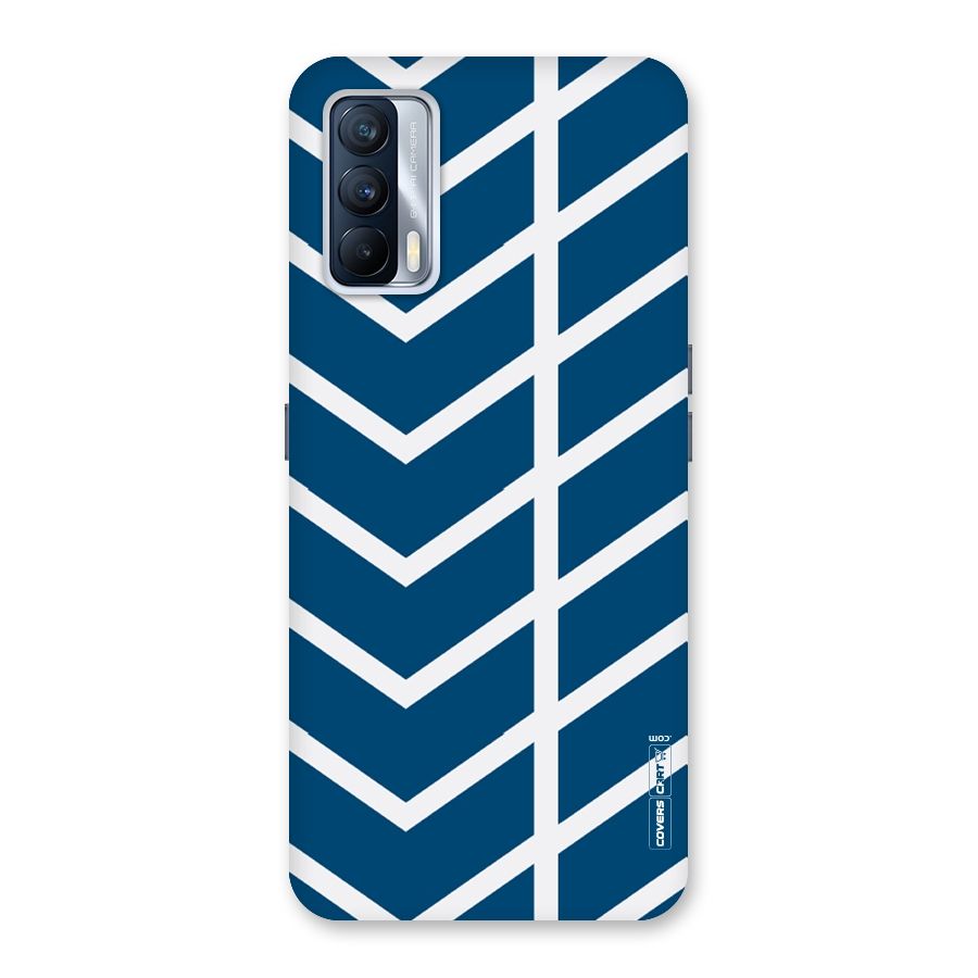 Blue White Pattern Back Case for Realme X7