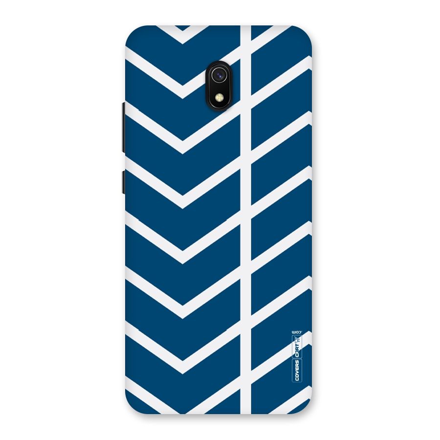 Blue White Pattern Back Case for Redmi 8A
