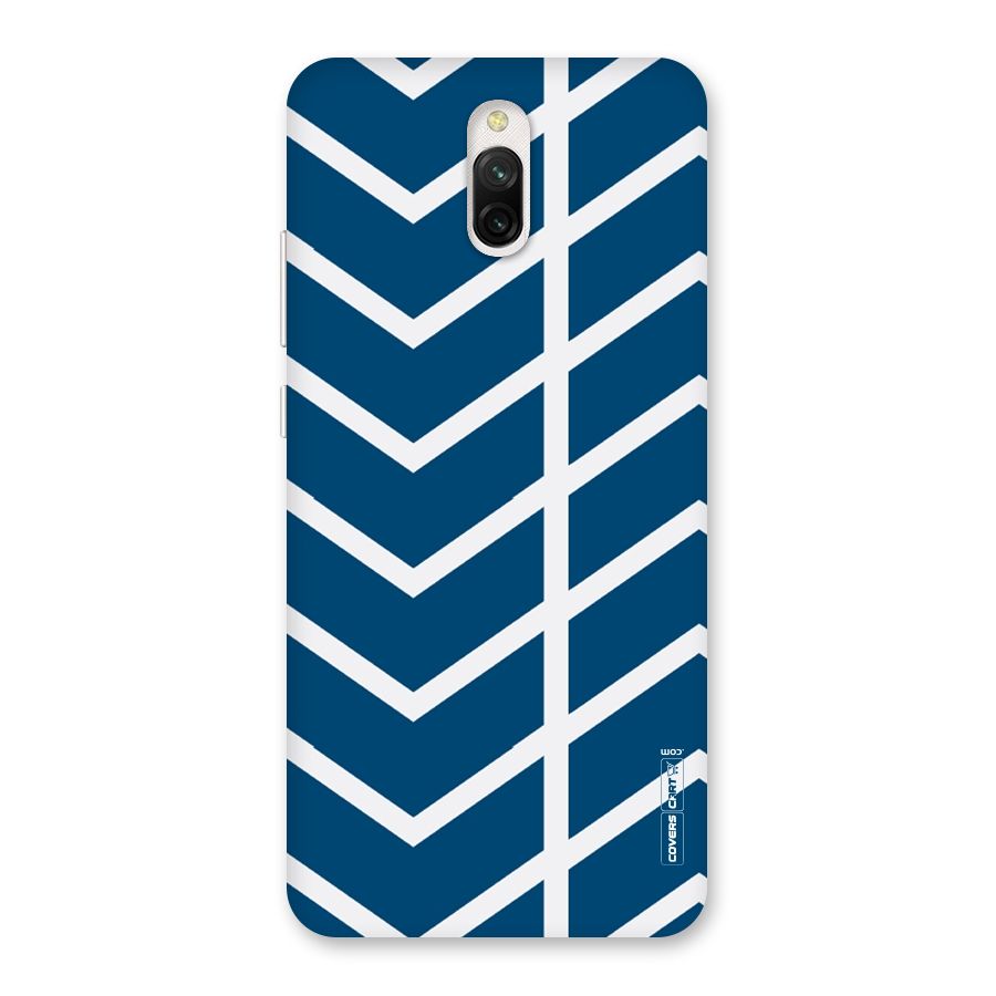 Blue White Pattern Back Case for Redmi 8A Dual