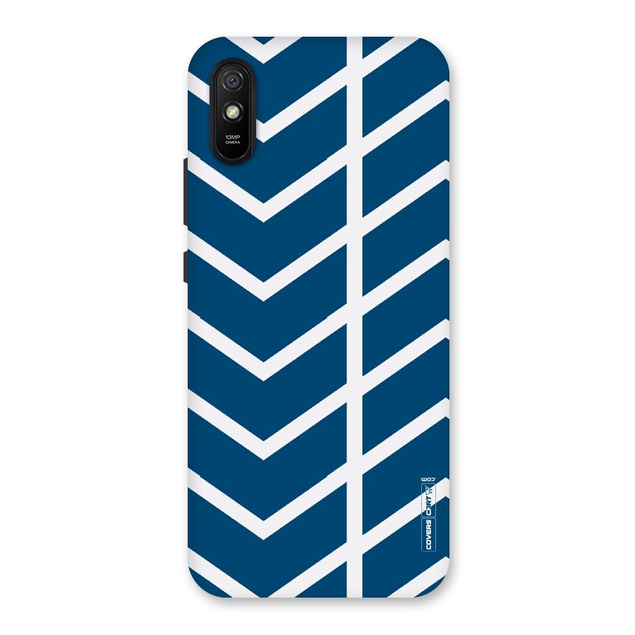Blue White Pattern Back Case for Redmi 9i