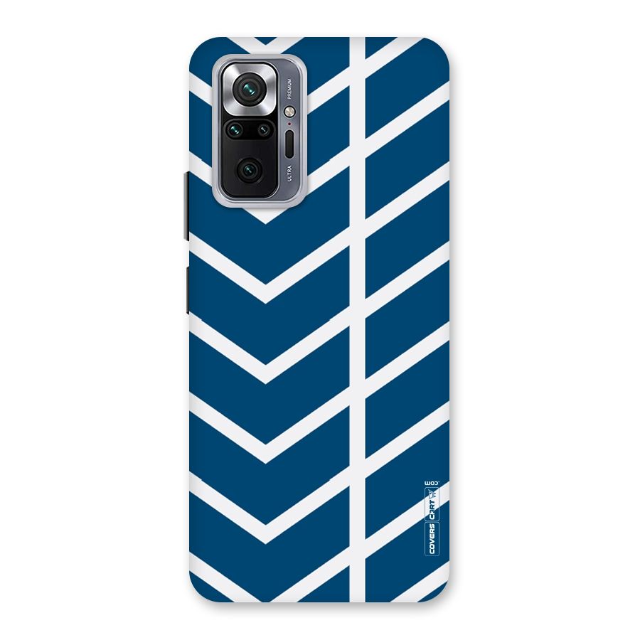 Blue White Pattern Back Case for Redmi Note 10 Pro Max